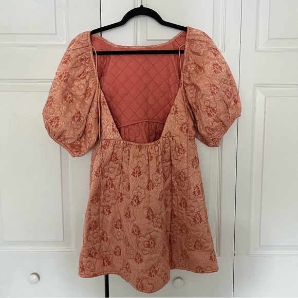 Kimchi Blue Coral Embroidered Dress - Picture 2 of 5